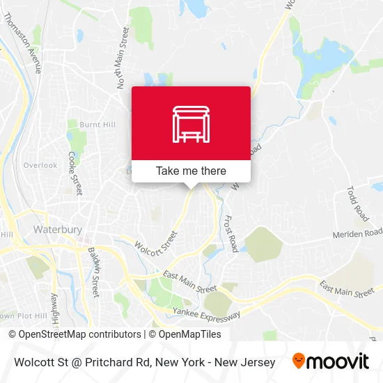 Wolcott St @ Pritchard Rd map