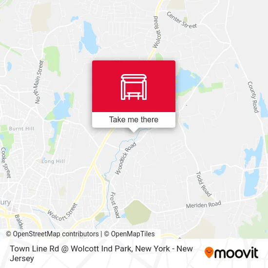 Town Line Rd @ Wolcott Ind Park map