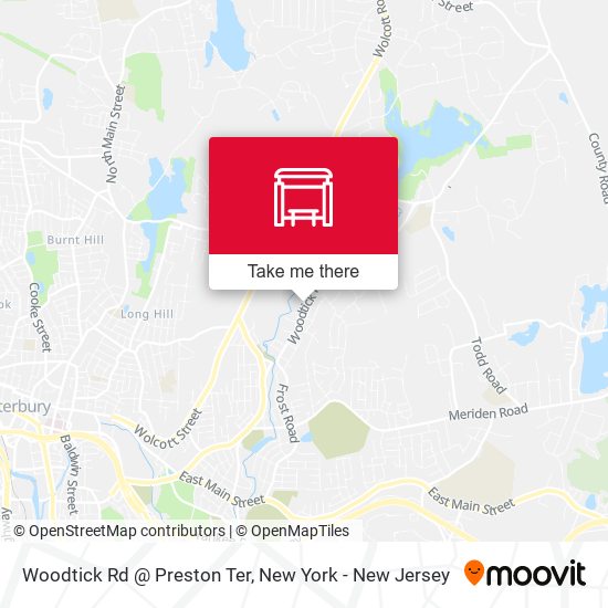 Woodtick Rd  @ Preston Ter map