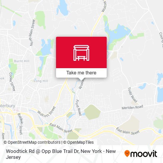 Mapa de Woodtick Rd @ Opp Blue Trail Dr