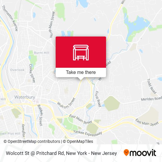 Mapa de Wolcott St @ Pritchard Rd