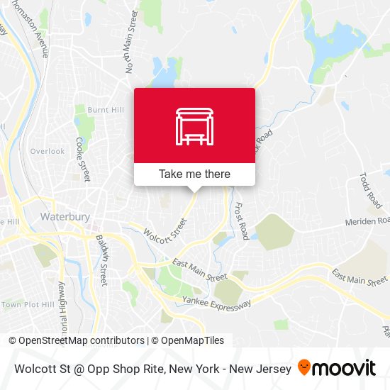 Mapa de Wolcott St @ Opp Shop Rite