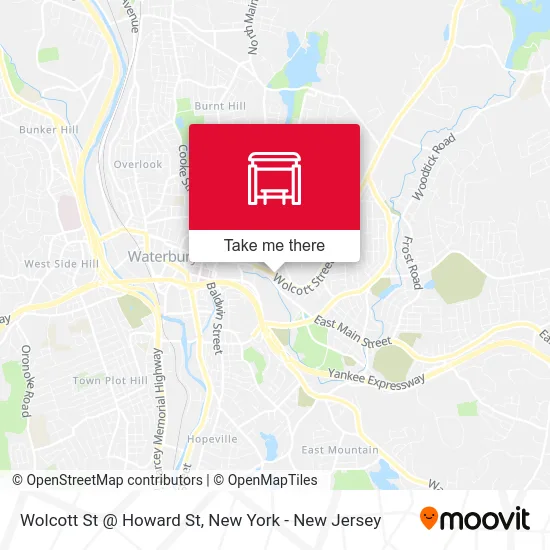 Wolcott St @ Howard St map