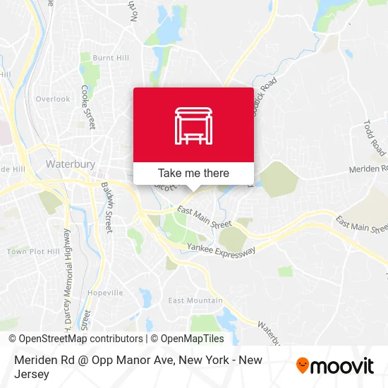 Meriden Rd @ Opp Manor Ave map
