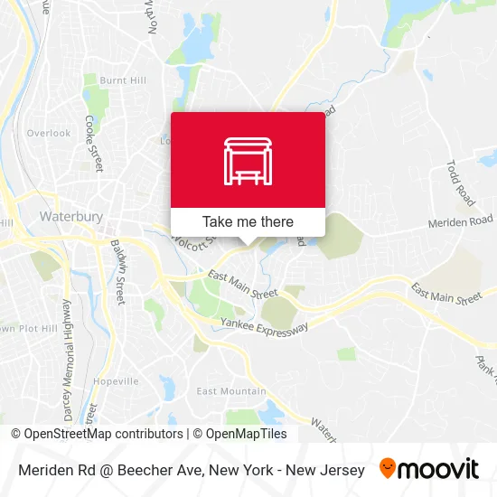 Meriden Rd @ Beecher Ave map