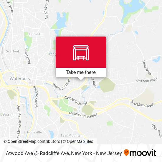 Mapa de Atwood Ave @ Radcliffe Ave