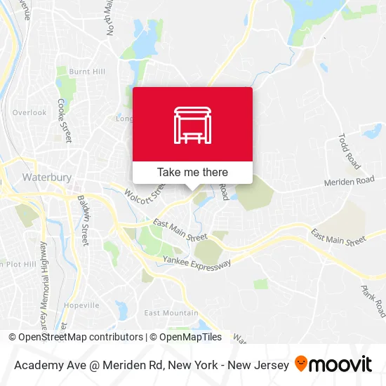 Mapa de Academy Ave @ Meriden Rd