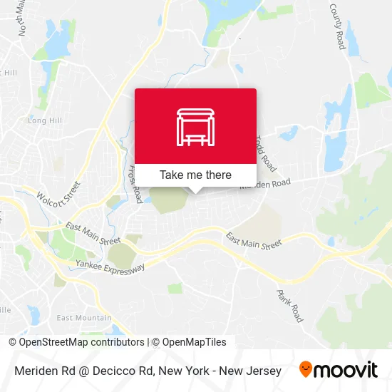 Meriden Rd @ Decicco Rd map