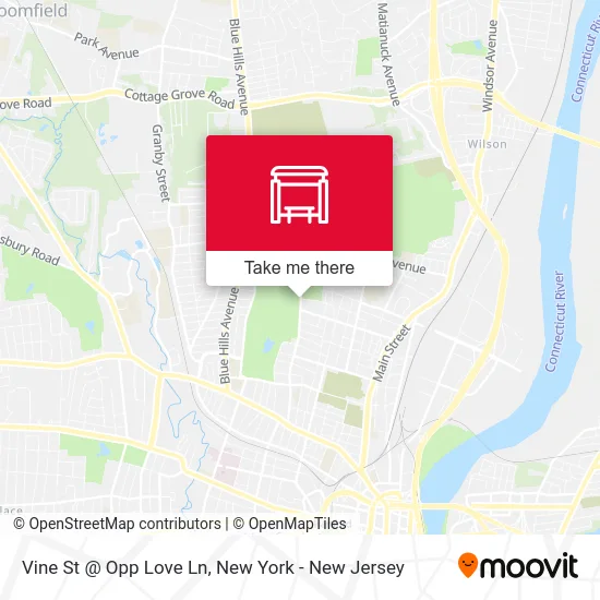 Vine St @ Opp Love Ln map