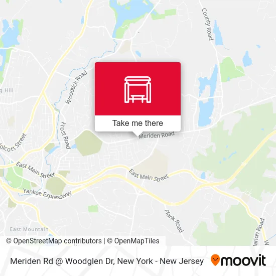 Meriden Rd @ Woodglen Dr map