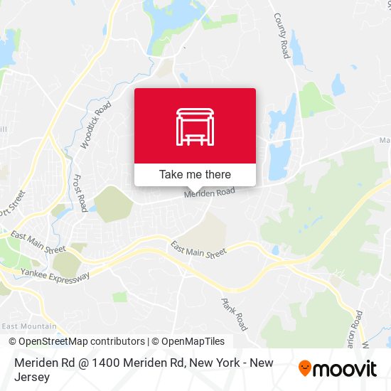 Mapa de Meriden Rd @ 1400 Meriden Rd