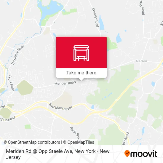 Meriden Rd @ Opp Steele Ave map