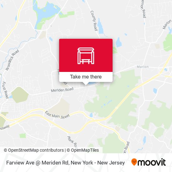 Mapa de Farview Ave @ Meriden Rd