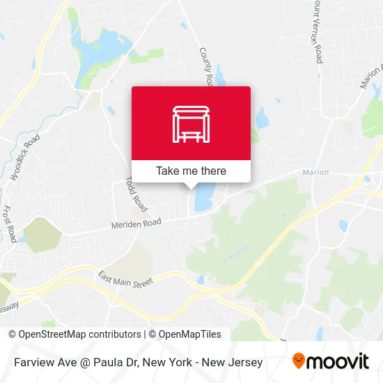 Farview Ave @ Paula Dr map