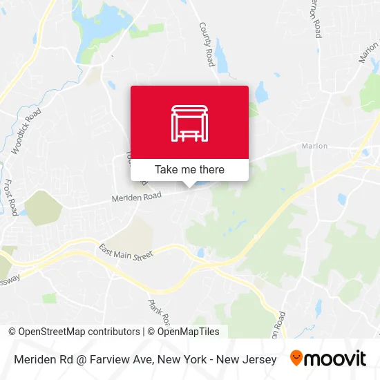 Meriden Rd @ Farview Ave map