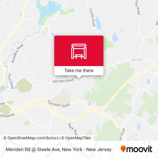 Mapa de Meriden Rd @ Steele Ave