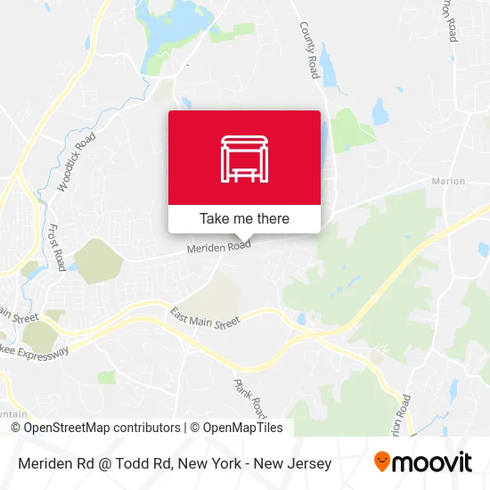 Meriden Rd @ Todd Rd map