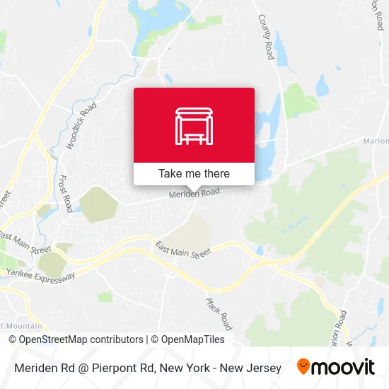 Meriden Rd @ Pierpont Rd map