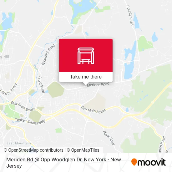 Meriden Rd @ Opp Woodglen Dr map