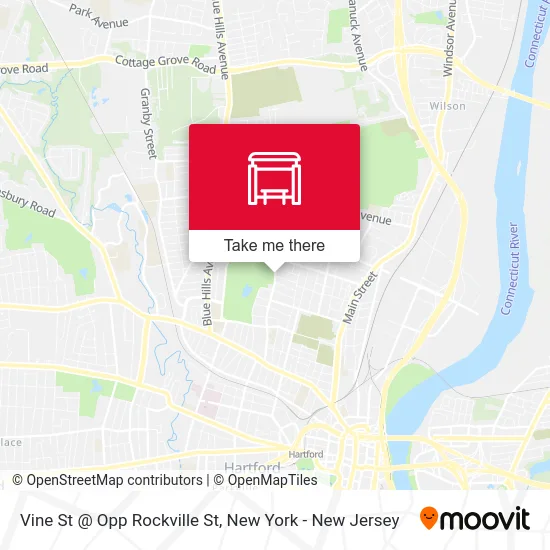 Vine St @ Opp Rockville St map