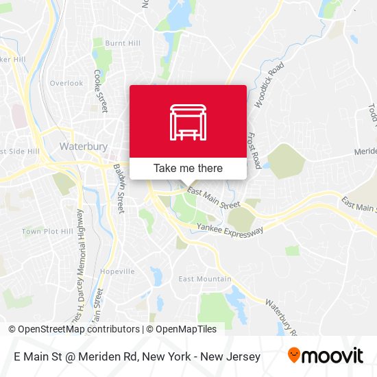 E Main St @ Meriden Rd map