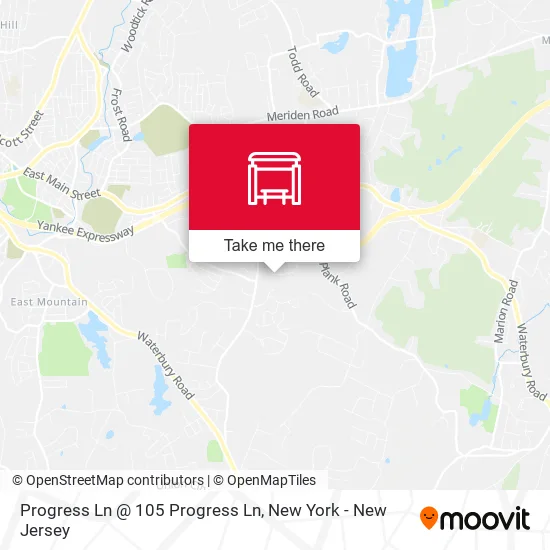Mapa de Progress Ln @ 105 Progress Ln