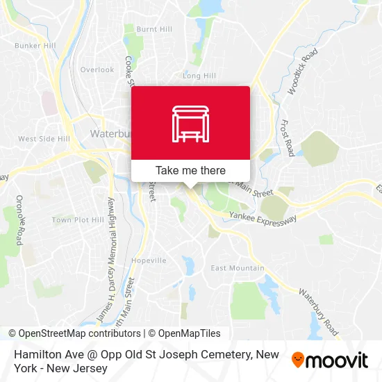 Hamilton Ave @ Opp Old St Joseph Cemetery map