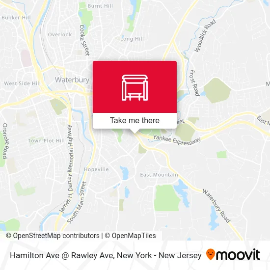 Hamilton Ave @ Rawley Ave map