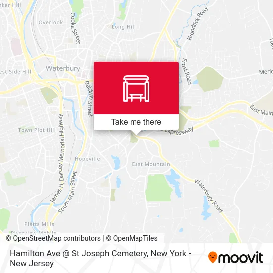 Hamilton Ave @ St Joseph Cemetery map