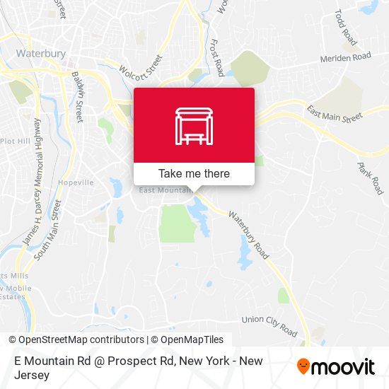 Mapa de E Mountain Rd @ Prospect Rd