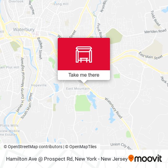 Mapa de Hamilton Ave @ Prospect Rd