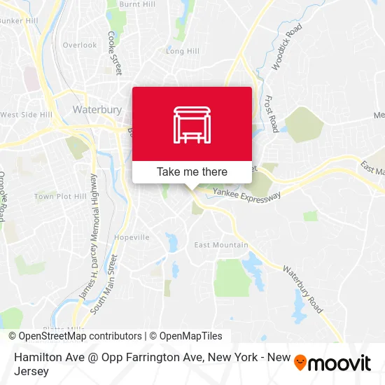 Hamilton Ave @ Opp Farrington Ave map