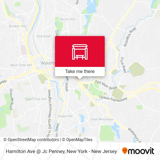 Hamilton Ave @ Jc Penney map