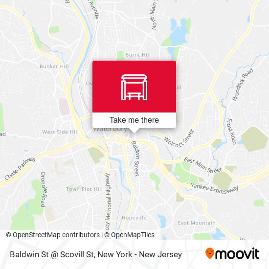 Mapa de Baldwin St @ Scovill St