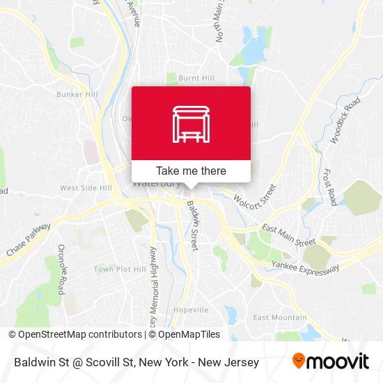 Mapa de Baldwin St @ Scovill St