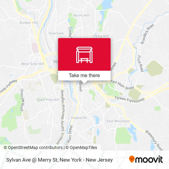 Mapa de Sylvan Ave @ Merry St