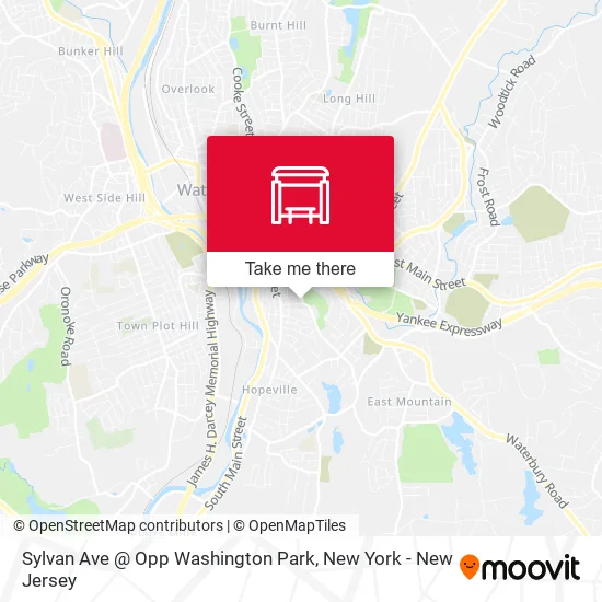 Mapa de Sylvan Ave @ Opp Washington Park
