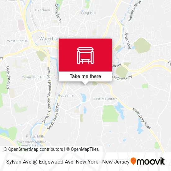 Sylvan Ave @ Edgewood Ave map