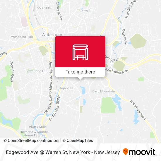 Edgewood Ave @ Warren St map
