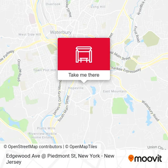 Edgewood Ave @ Piedmont St map
