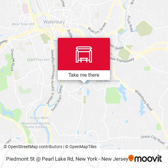 Mapa de Piedmont St @ Pearl Lake Rd