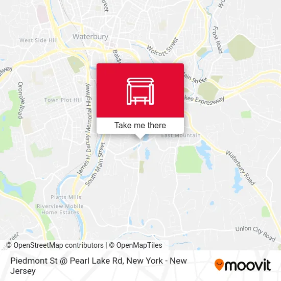 Piedmont St @ Pearl Lake Rd map