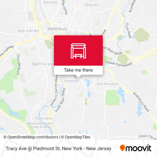 Mapa de Tracy Ave @ Piedmont St