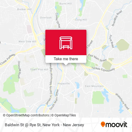 Mapa de Baldwin St @ Rye St