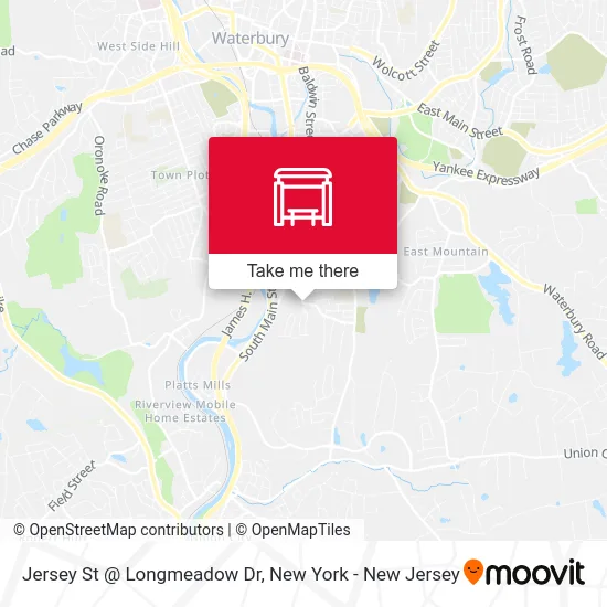 Jersey St @ Longmeadow Dr map
