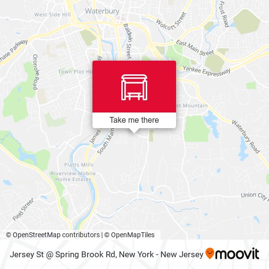 Mapa de Jersey St @ Spring Brook Rd