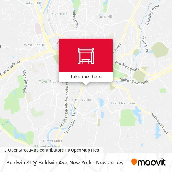 Mapa de Baldwin St @ Baldwin Ave