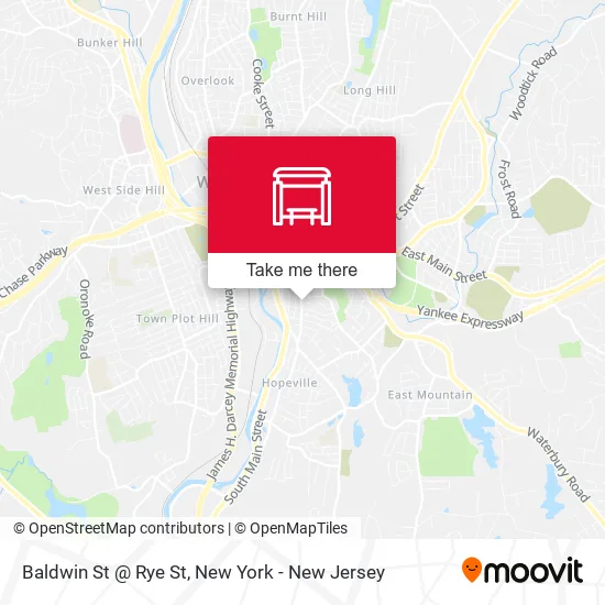 Mapa de Baldwin St @ Rye St
