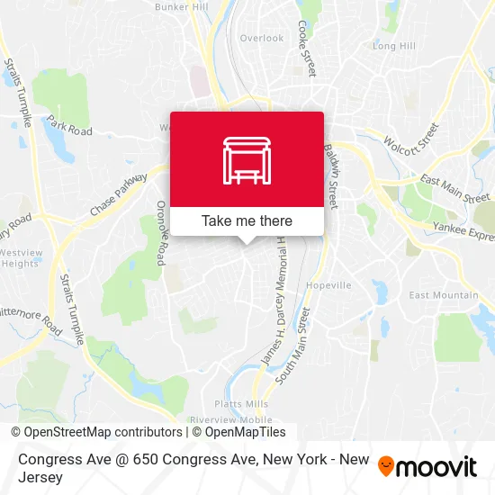 Congress Ave @ 650 Congress Ave map