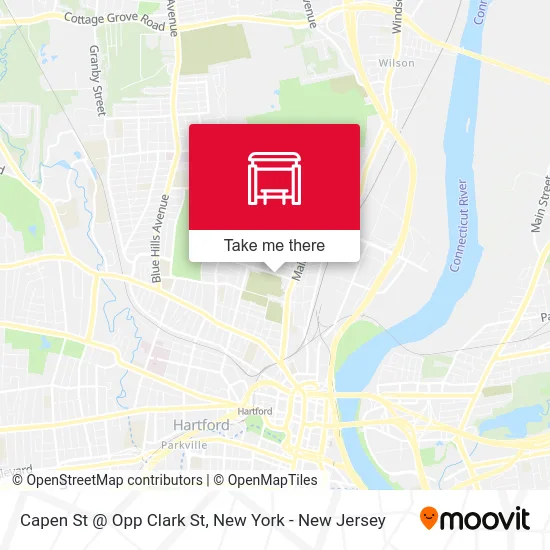 Capen St @ Opp Clark St map